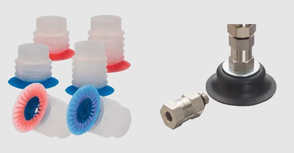 Compressed Air Controls supply Pisco vacuum cups/pads in the right size and material so they last longer