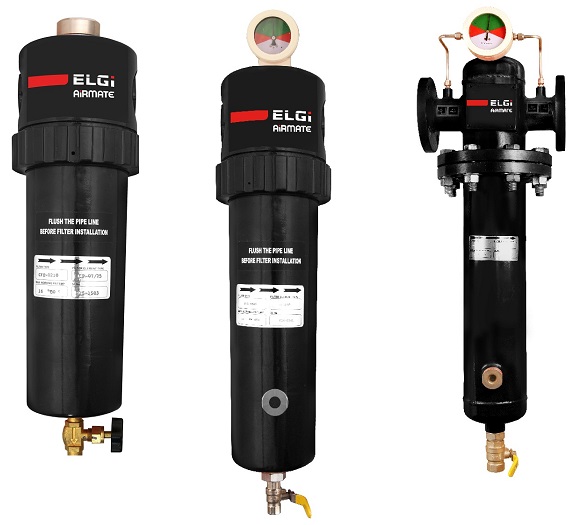 Compressed Air Controls can supply, install and maintain ELGi air filters.
