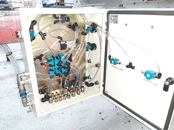 Compressed Air Controls provided Capital Precut with a pneumatic solution by refurbishing their framing table