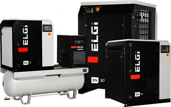 ELGi EN rotary screw air compressor range