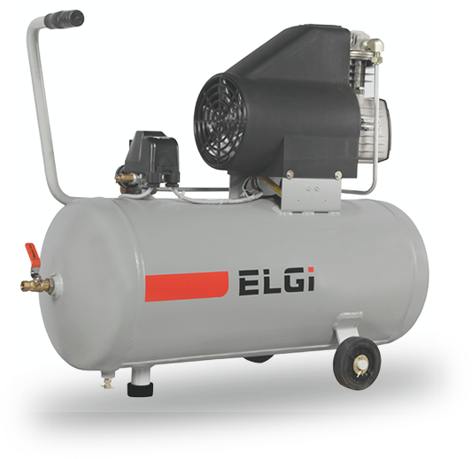 ELGI single stage direct drive piston air compressors are availlable from Compressed Air Controls